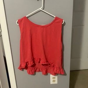 Free People Red Top